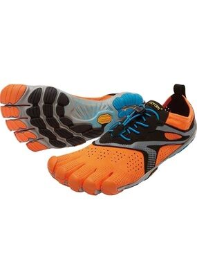 NWT Vibram FiveFingers V-Run Mens trainer orange shoes